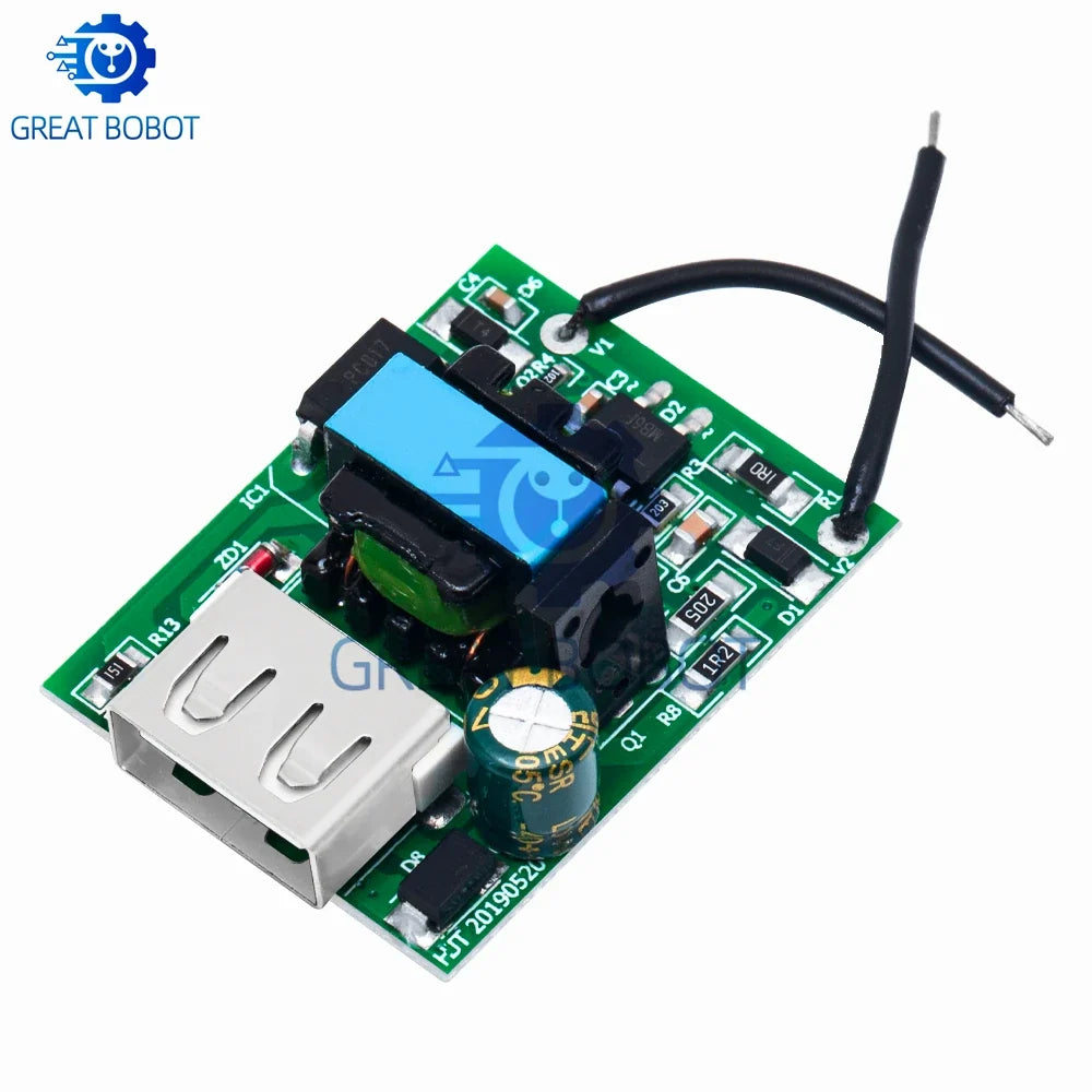 USB Buck Converter Module – 12V–72V to 5V 1A Isolated DC Power Supply