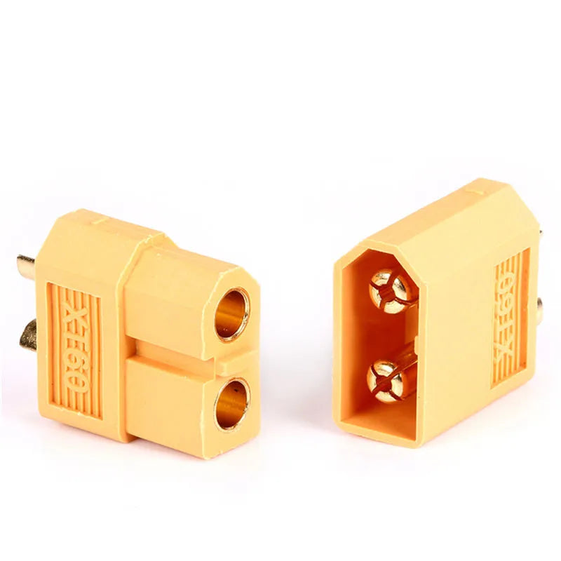 20PCS XT60 Male & Female Connectors for RC LiPo Battery (10 Pairs)