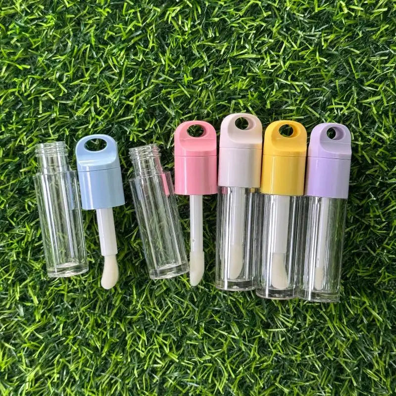 Empty Lip Gloss Tube with Big Brush Wand | 4ml Refillable