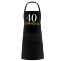 Fabulous Forty 40th Birthday Apron – Gift, Party & Photo Prop