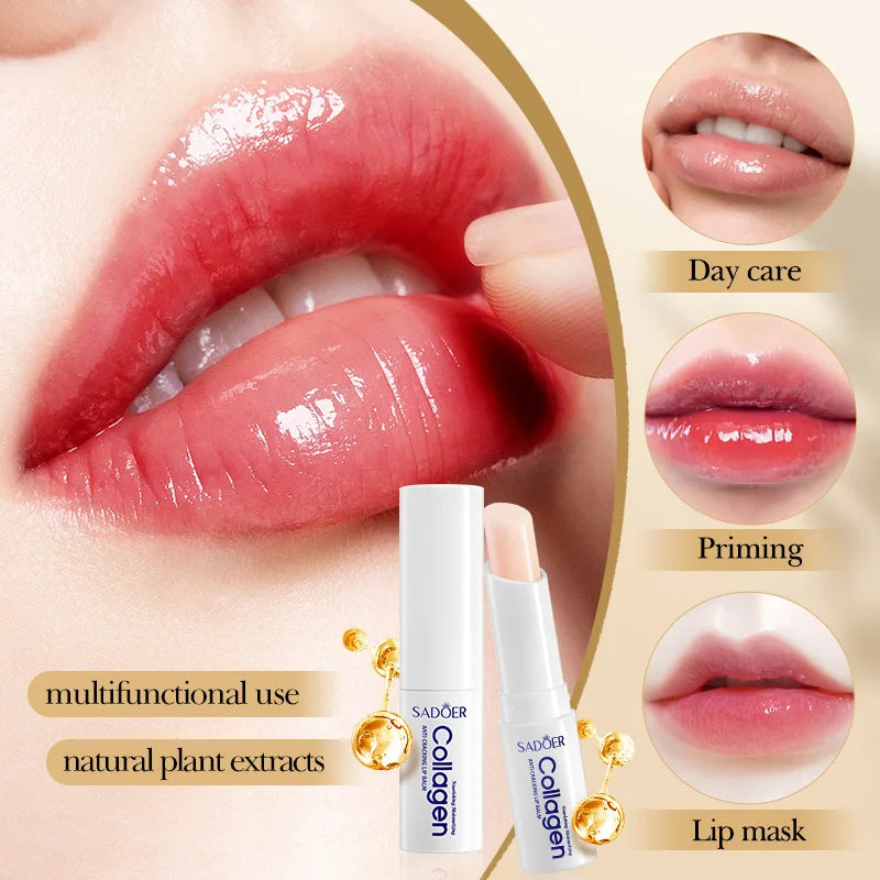 Sadoer Collagen Lip Balm – Moisturizing & Brightening Lip Care