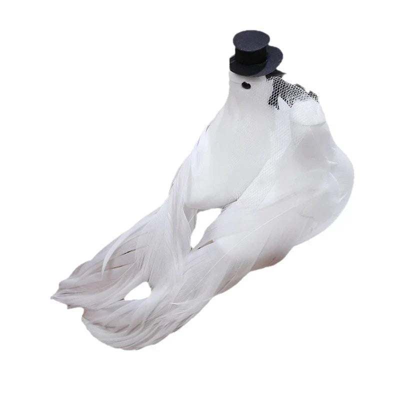 White Dove Couple Figurines – Garden & Home Hanging Décor Pair