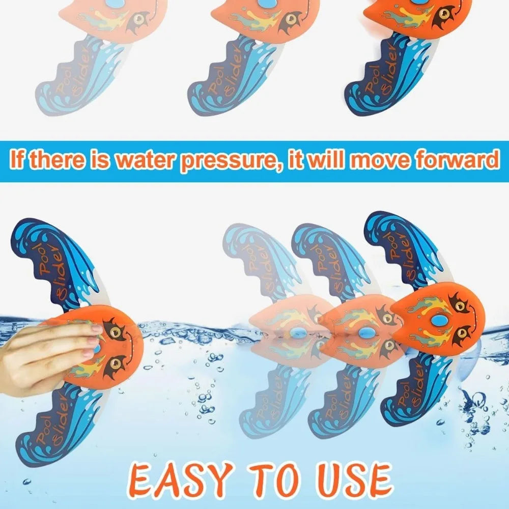 Manta Ray Self-Propelled Pool Diving Toy for Kids | No Batteries