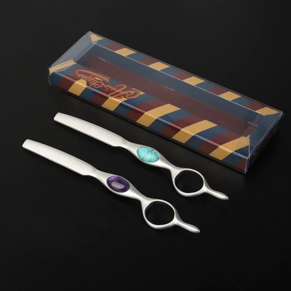 Purple Dragon Barber Hair Thinning Razor + 10 Blades