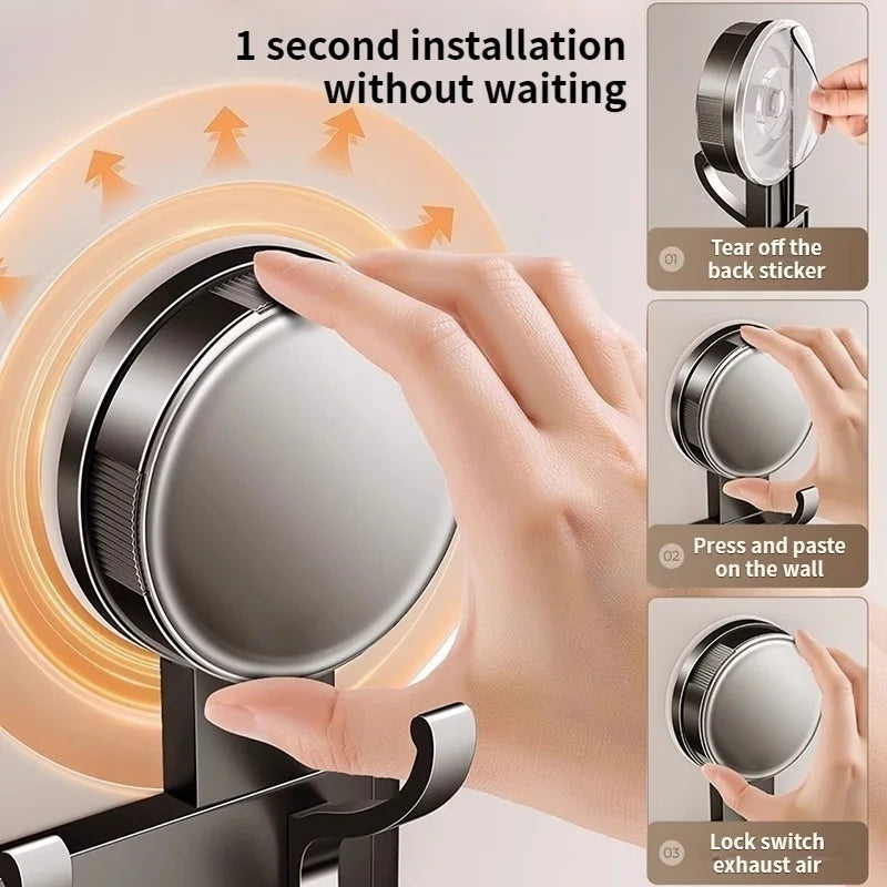 Heavy Duty Suction Cup Hooks – No-Drill Wall Organizer 8 Pack