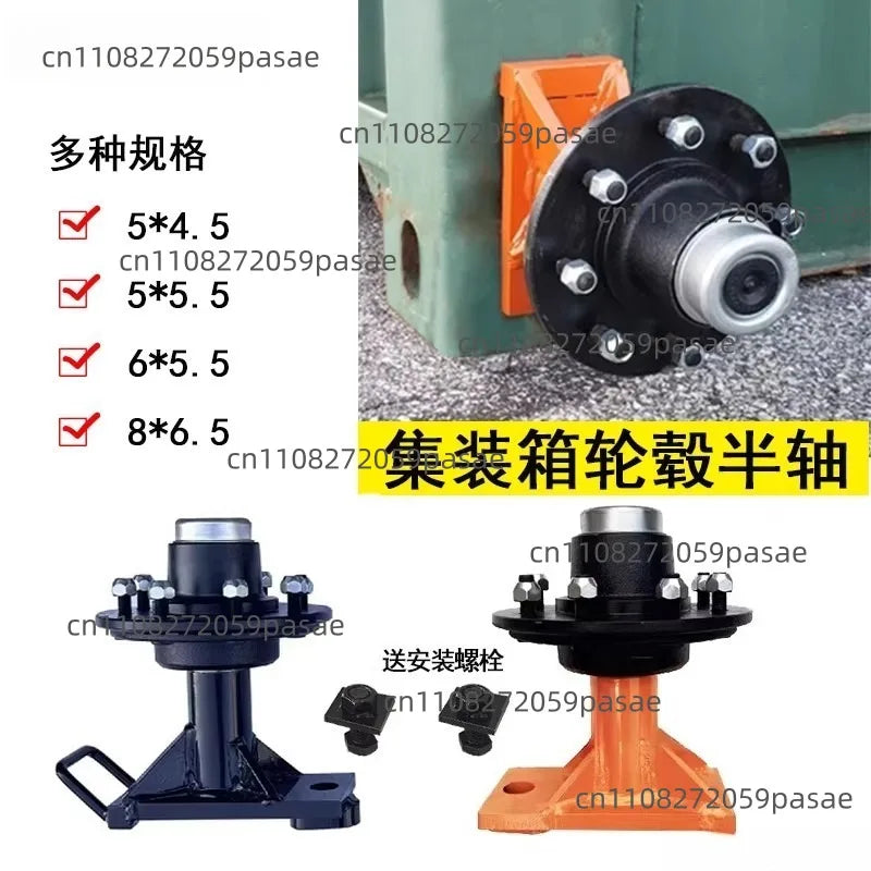 Heavy Duty Container Transport Wheel Axle & Hub Bearing Kit