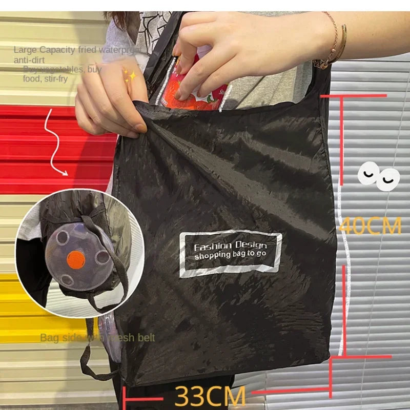 Foldable Reusable Shopping Bag – Compact Roll-Up Eco Tote