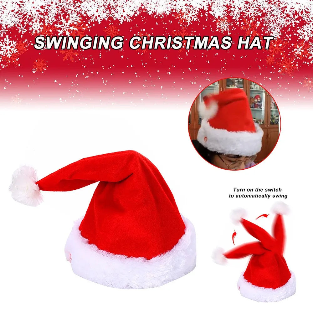 Electric Singing Dancing Santa Hat – Music Christmas Party Hat