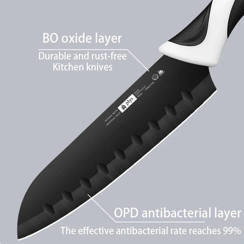 Stainless Steel Kitchen Knife with Cover – Fruit & Utility