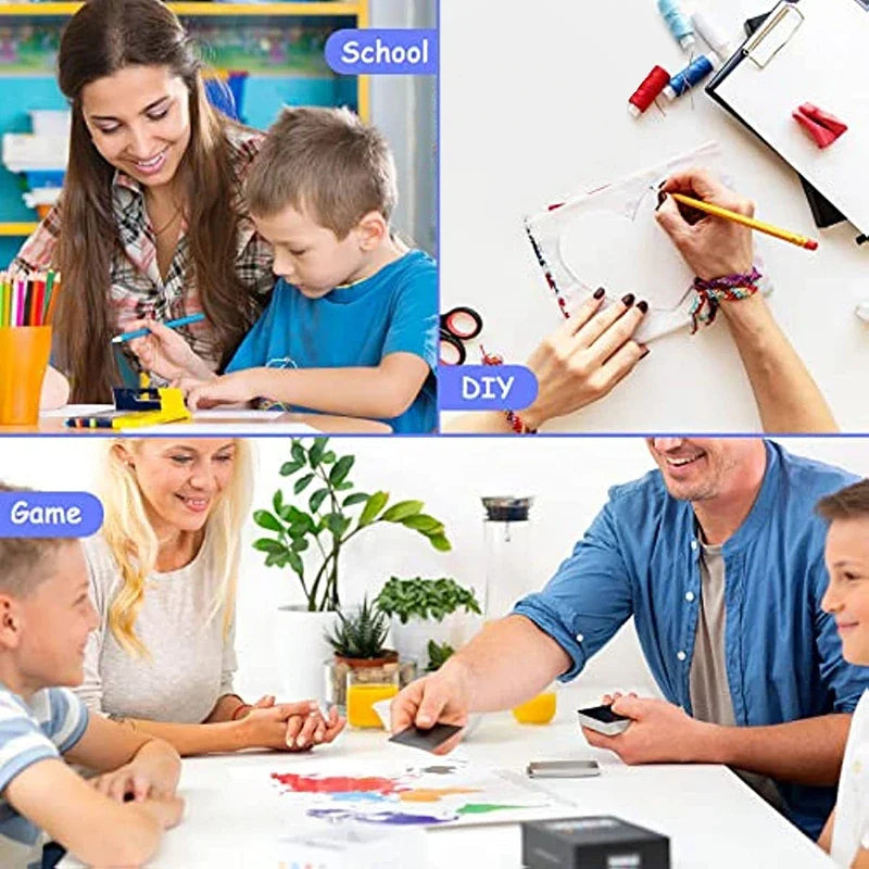 300Pcs Laser Scratch-Off Stickers 2.5cm Round Secret Code Labels