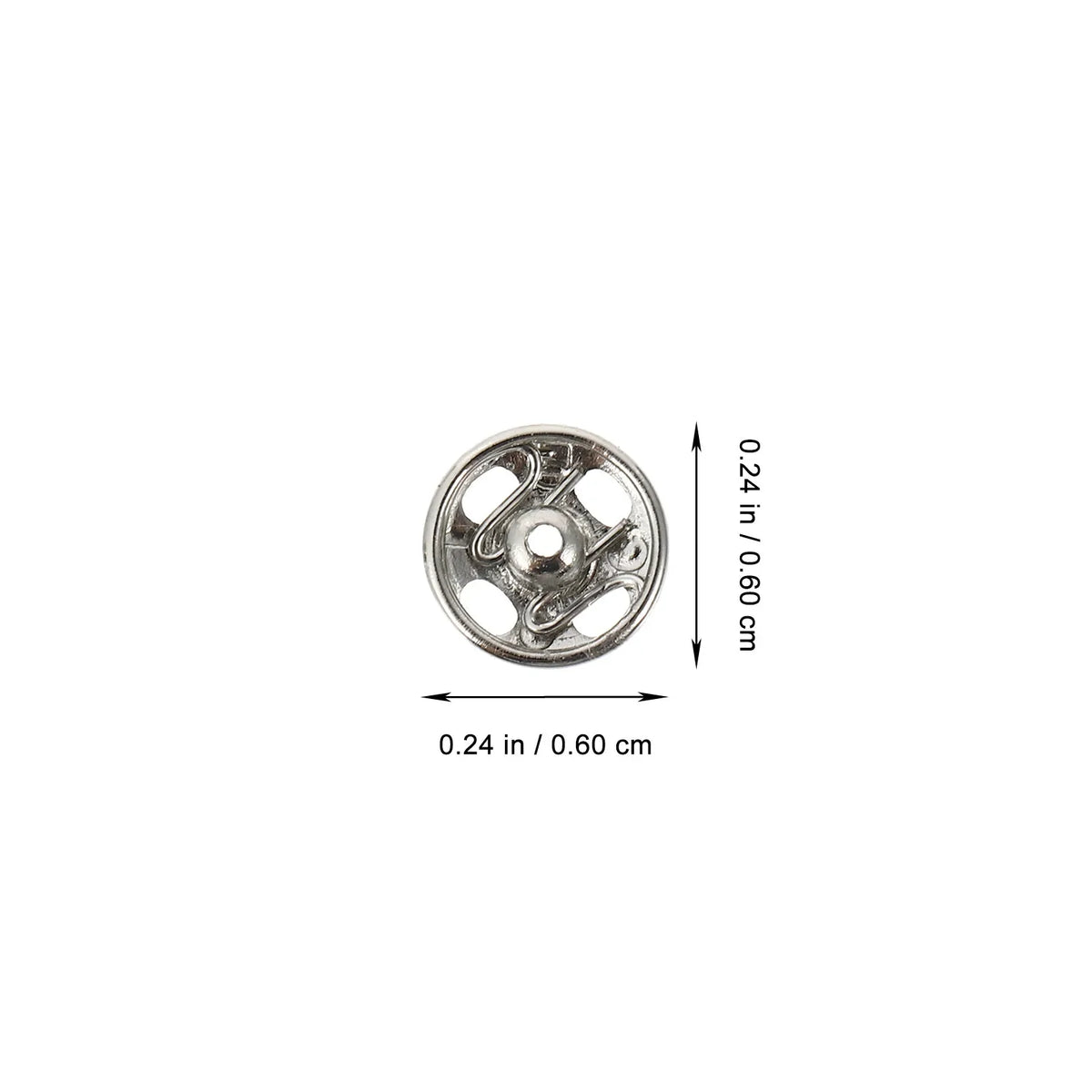 40Pcs Mini Metal Snap Buttons – DIY Sewing & Garment Fasteners