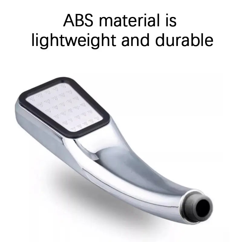 Square Handheld Pressurized Water-Saving Shower Head | 300 Jets