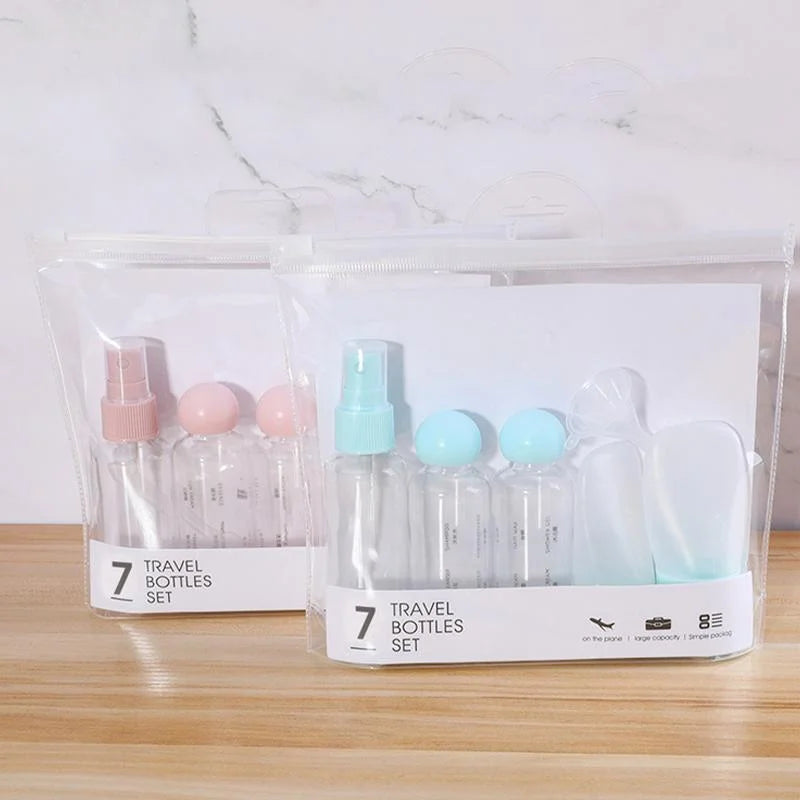 Travel Size Skincare Set – Leakproof Refillable Toiletry Bottles