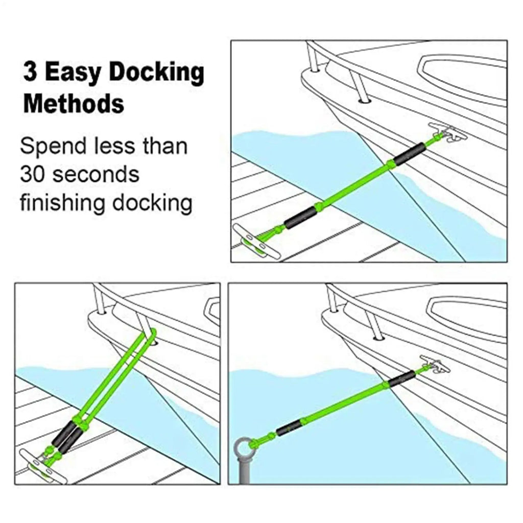 Elastic Bungee Dock Line – Heavy Duty Marine Mooring Rope