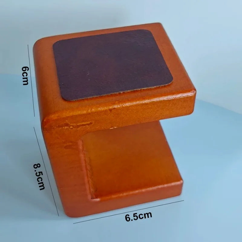 Solid Wood Watch Stand & Jewelry Organizer | Desktop Display