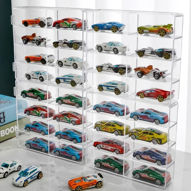 Acrylic Car Display Box 1 64 Wheels Model Toy 8 Grid Cabinet Rack