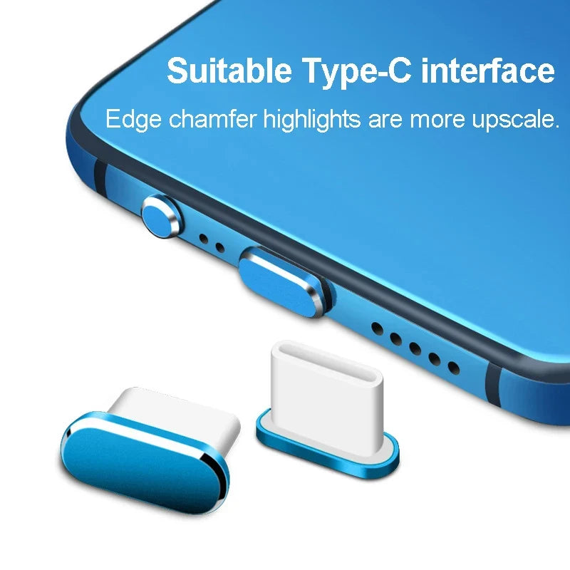 Phone Protector Dust Cap C Plug Usb Mobile Accessories Earphone Jack