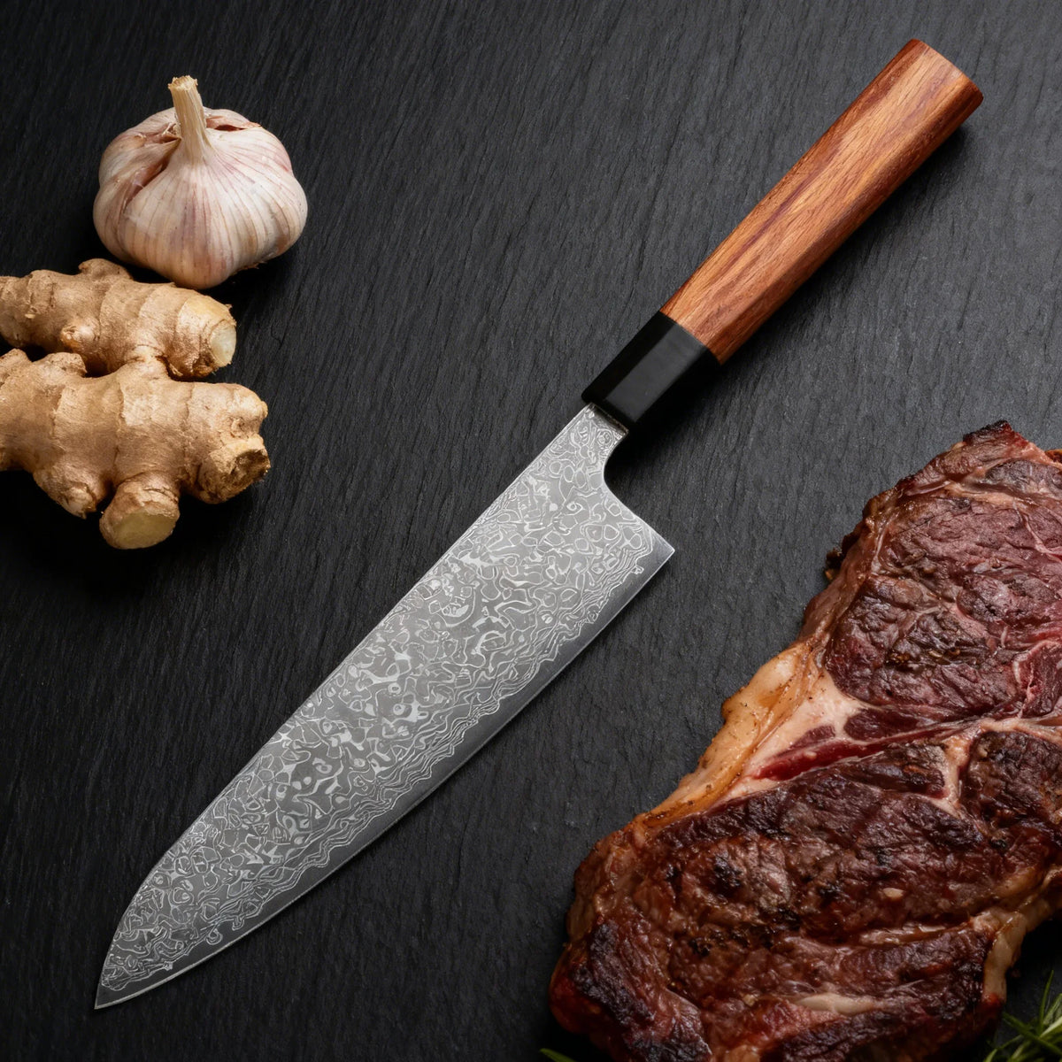 67-Layer Damascus Steel Chef Knife Set – 1/2/3 Piece