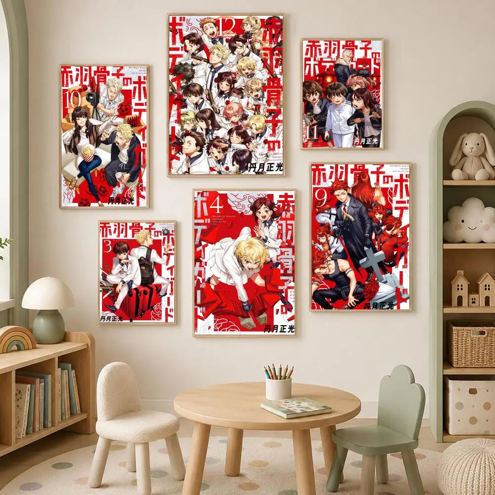 Akabane Honeko no Bodyguard Self-Stick HD Anime Wall Poster