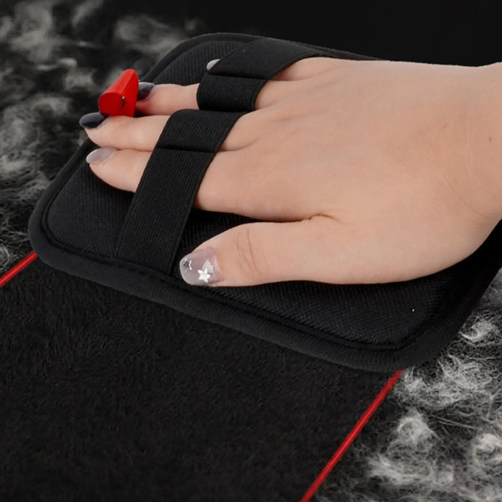 Electrostatic Pet Hair Removal Glove | Washable Grooming Mitten