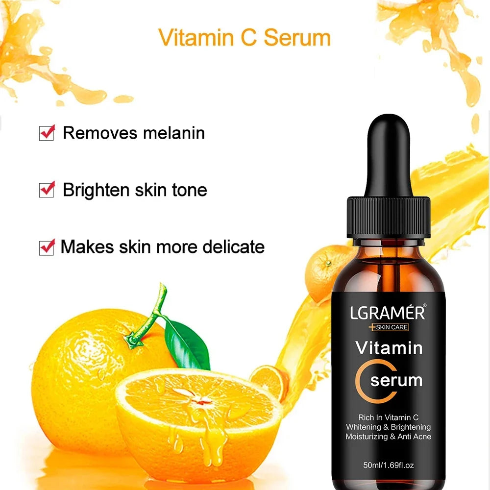 REAROYA Vitamin C Face Serum – Brighten, Firm & Minimize Pores