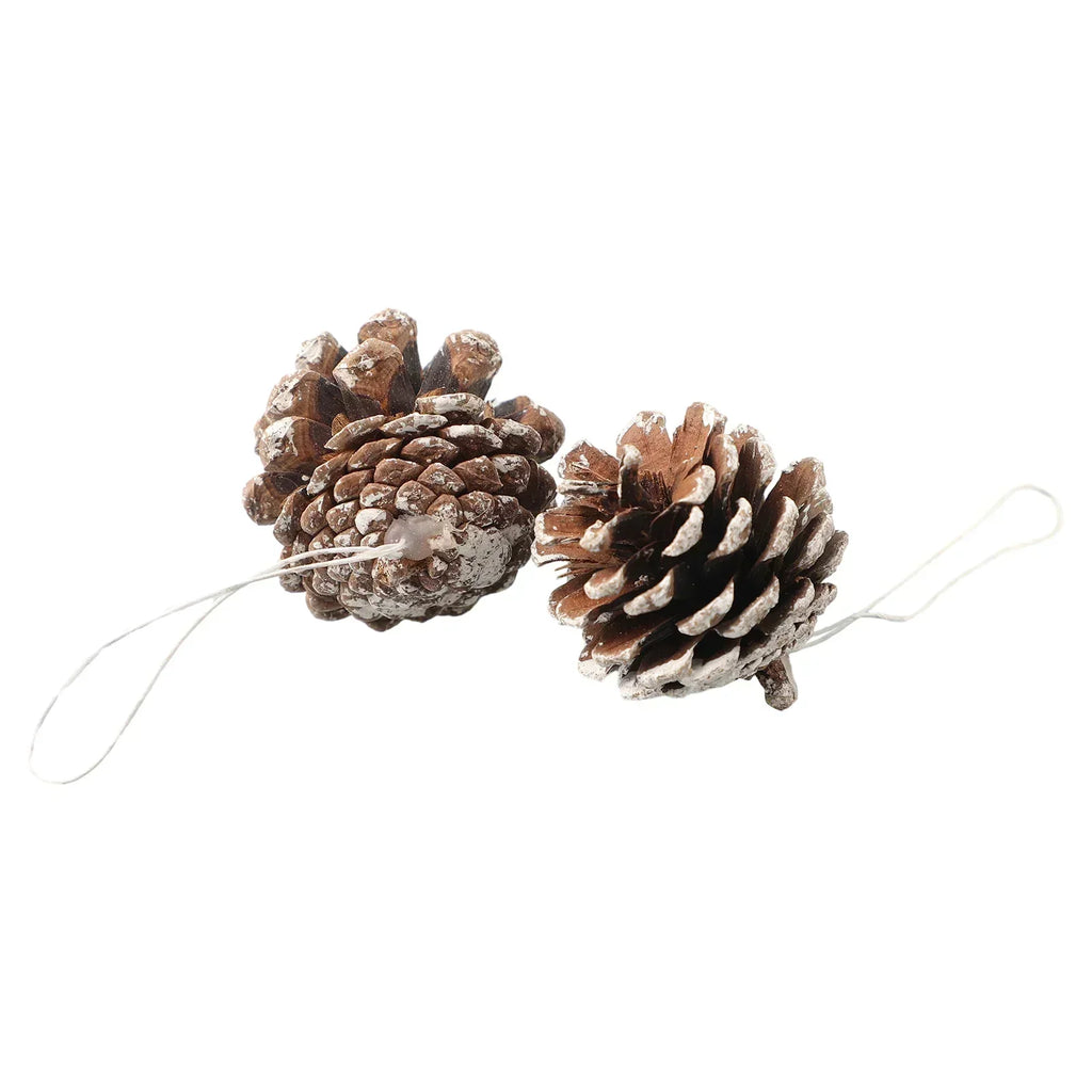 Fake Pine Cone Decorations 6pcs – DIY Christmas & Home Decor