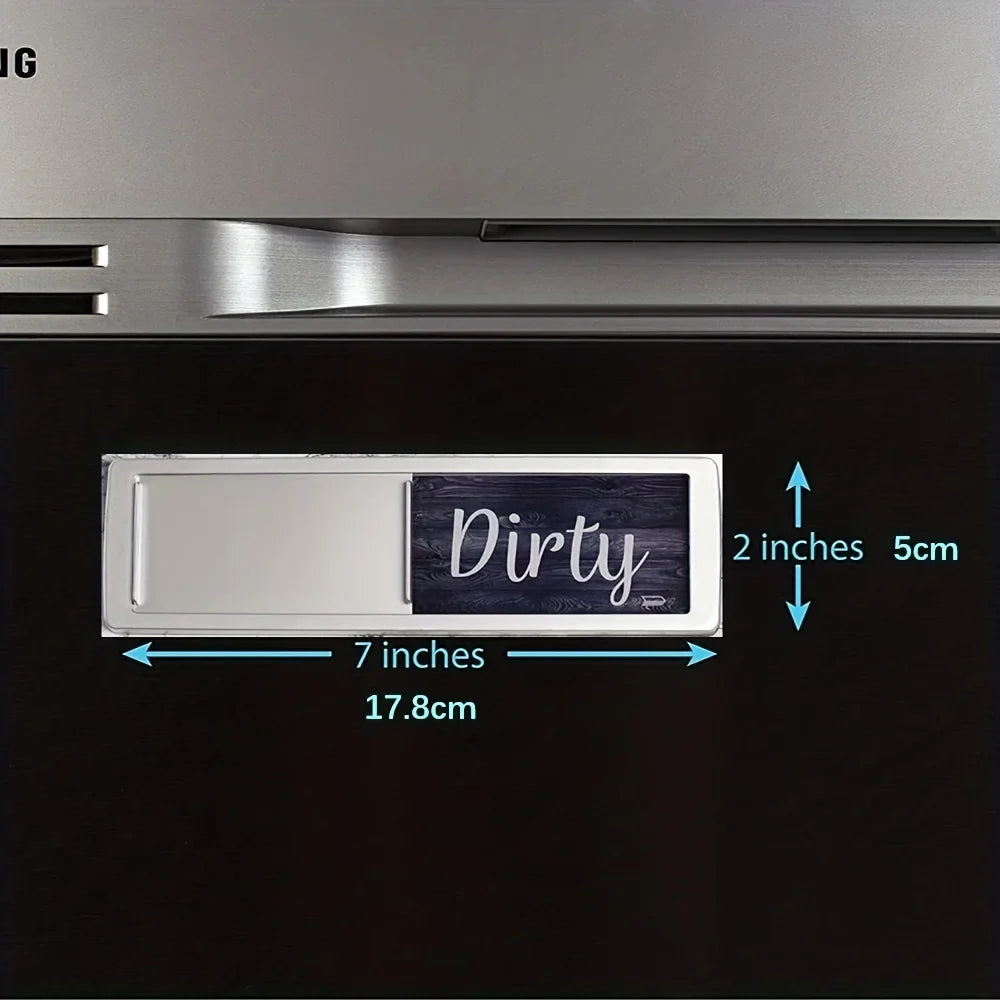 Dishwasher Clean Dirty Magnet Sign | Kitchen Organizer