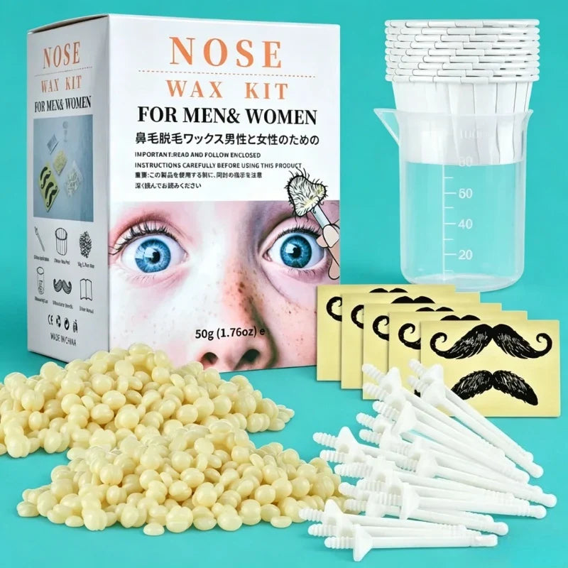 2026 Painless Nose Hair Removal Wax Paper-free Beans Compact Portable