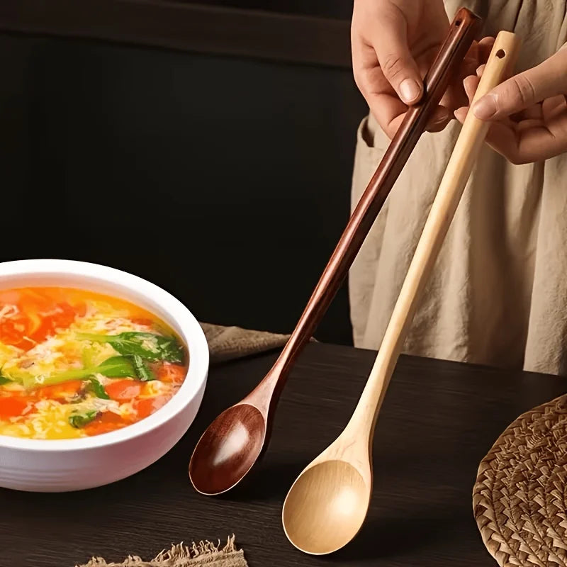 Extra Long Handle Mixing Spoons Durable Ergonomic Stirring Spoon