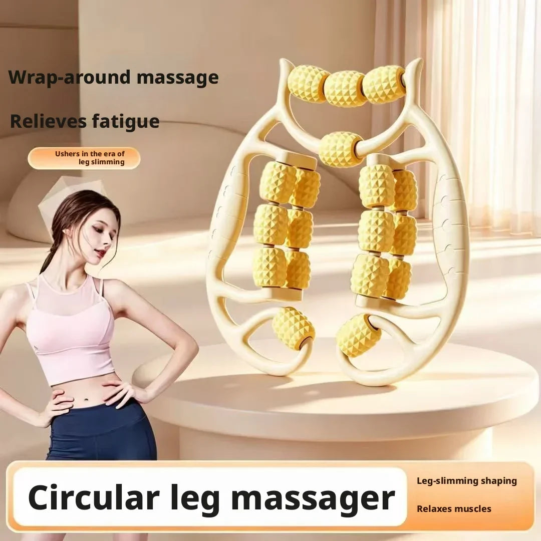 18-Roller 360° Leg Massage Roller | Calf & Thigh Slimming