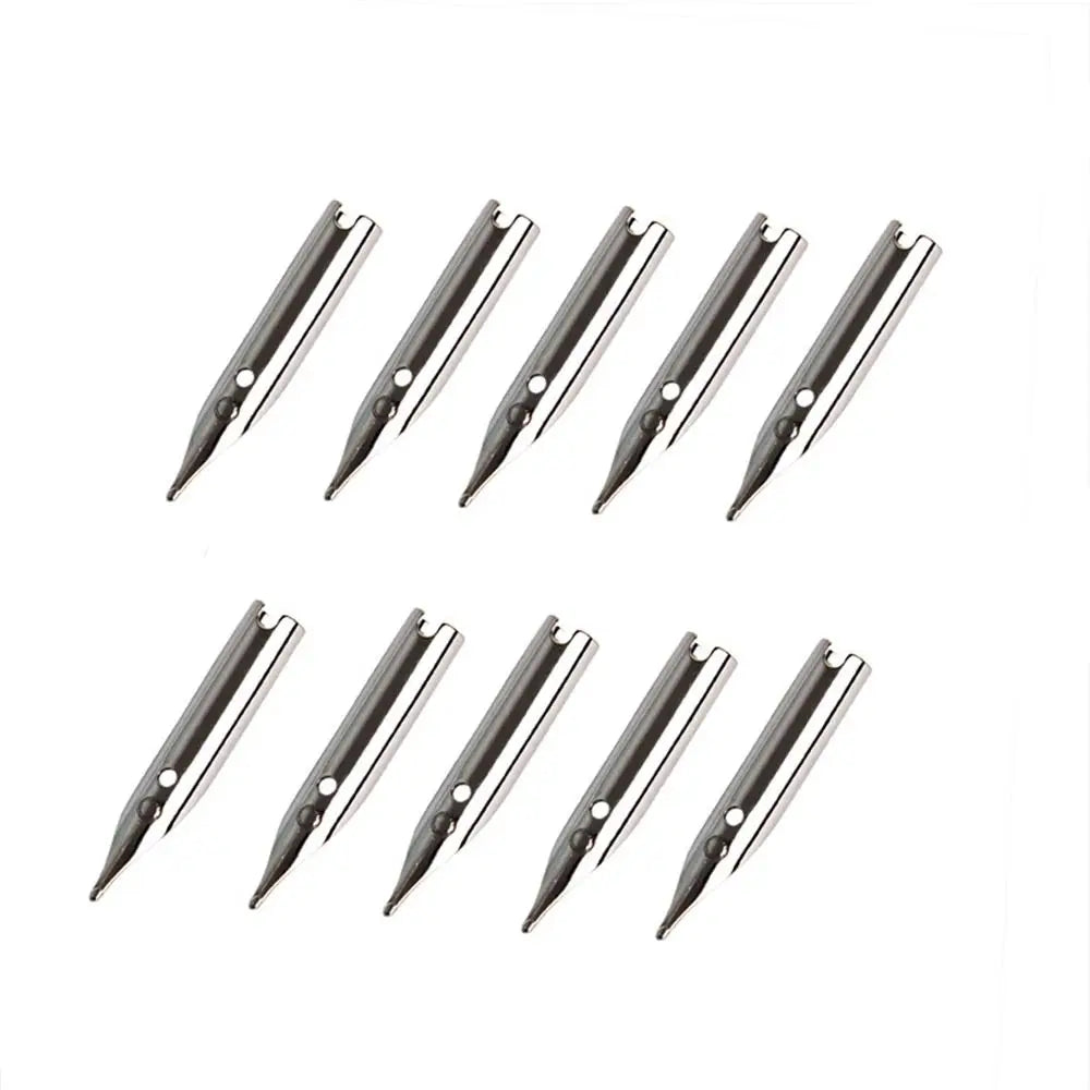 10-Pack 0.38mm Fountain Pen Nib Replacements | Fine Tip