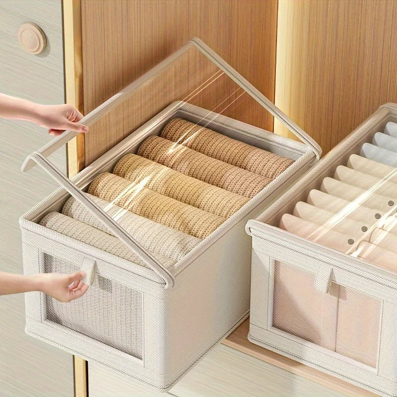 Foldable Oxford Cloth Storage Box Dustproof Household Clothes