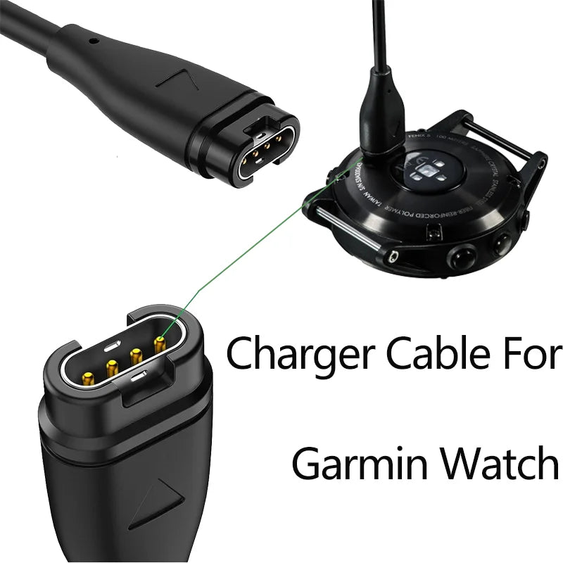 Garmin Charger Cable – Fenix 7/6/5, Forerunner, Instinct, Venu