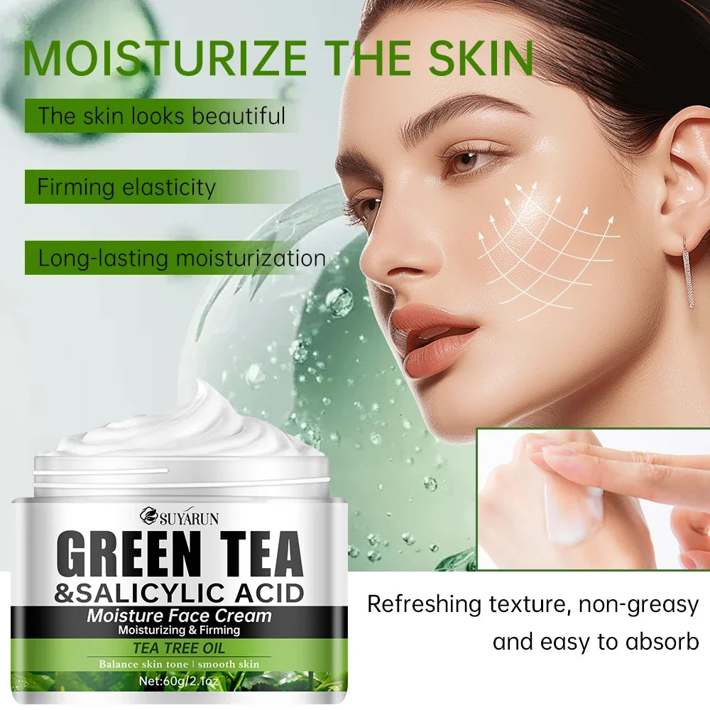 SUYARUN Squalane Camellia Green Tea Cream – Hydrating