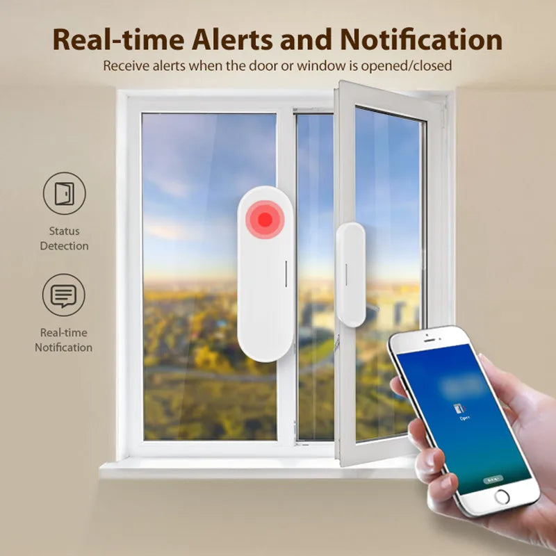 Tuya Matter Thread Door Window Sensor USB Powered Smart Home Wireless