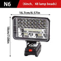 HOMEFISH LED Work Light for Makita 18V Battery | 1000 Lumen