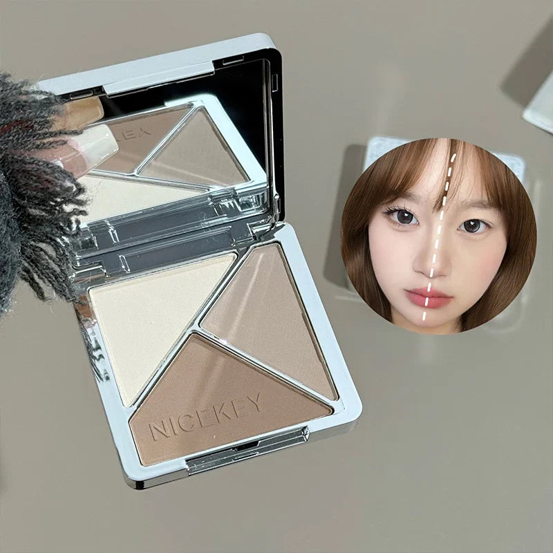 NICEKEY Pink Ballet 9-Piece Makeup Set with Necklace Gift