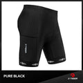 X-TIGER Men's 5D Padded Cycling Shorts – 3 Pockets & UV Guard