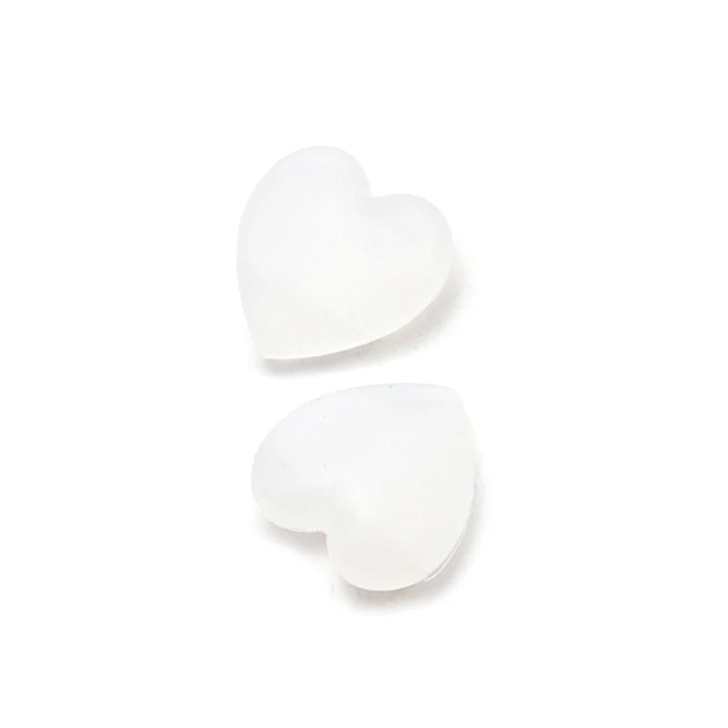 Heart Silicone Anti-Slip Ear Hooks for Glasses – 2 Pairs