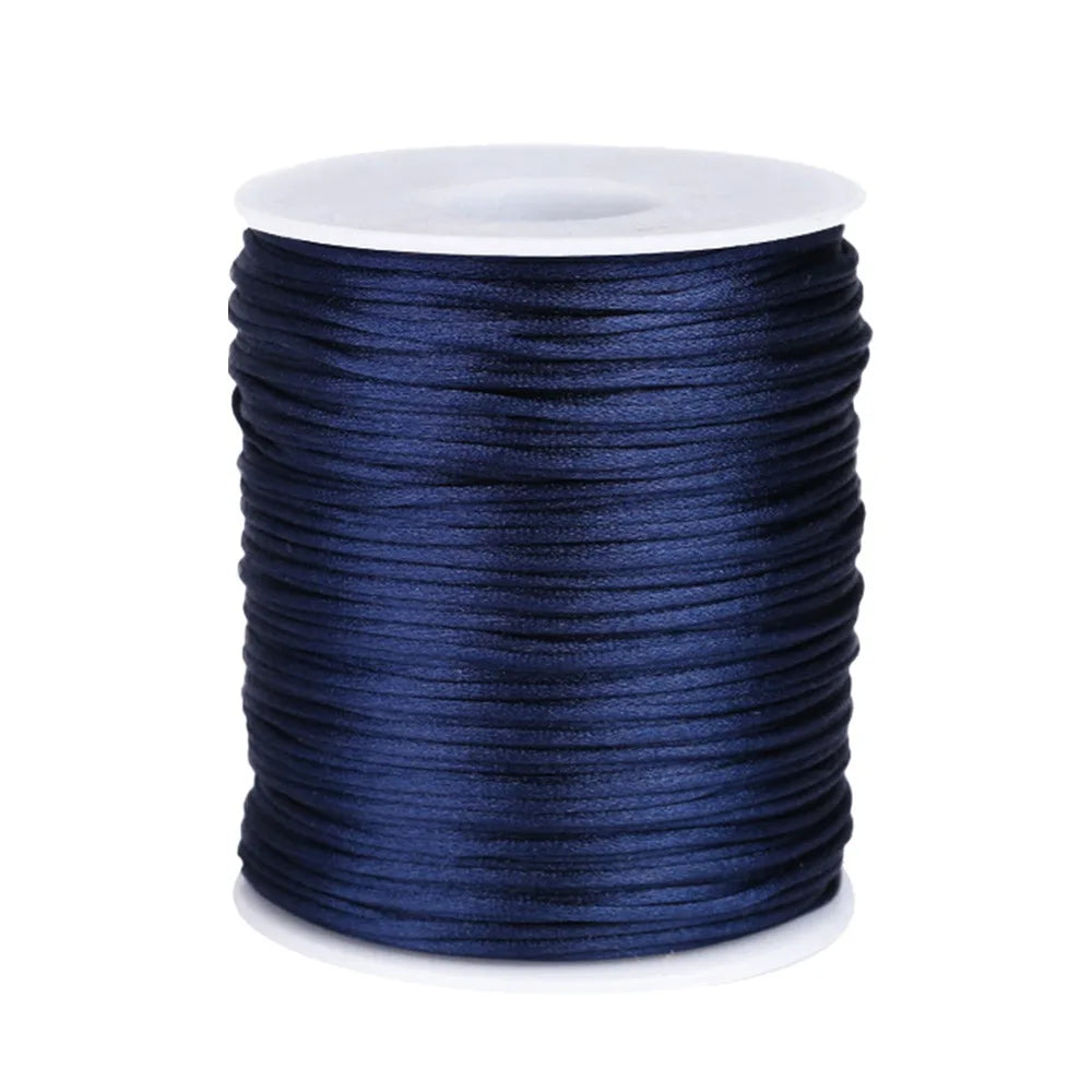 Satin Cord Silk Rope Braided Ropes Thread Paracord Linka Cordon