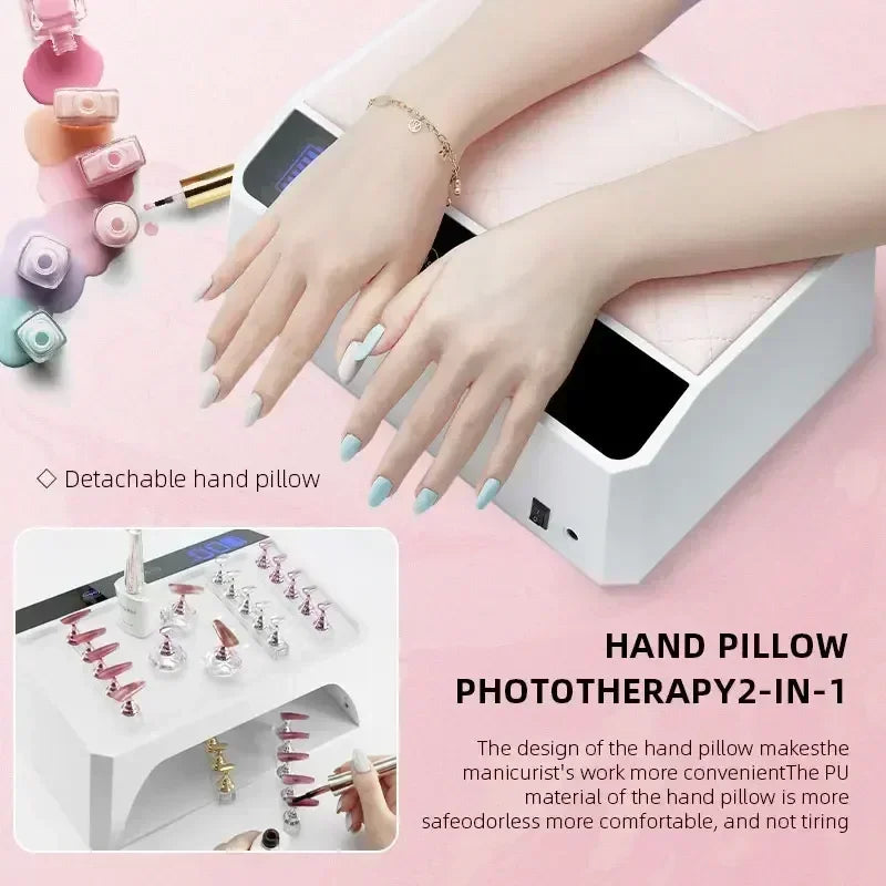 Cordless UV LED Nail Lamp 178W | 28800mAh Rechargeable Dryer