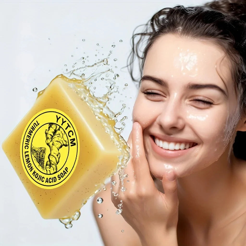 Turmeric Lemon Kojic Acid Exfoliating Scrub Soap 65g