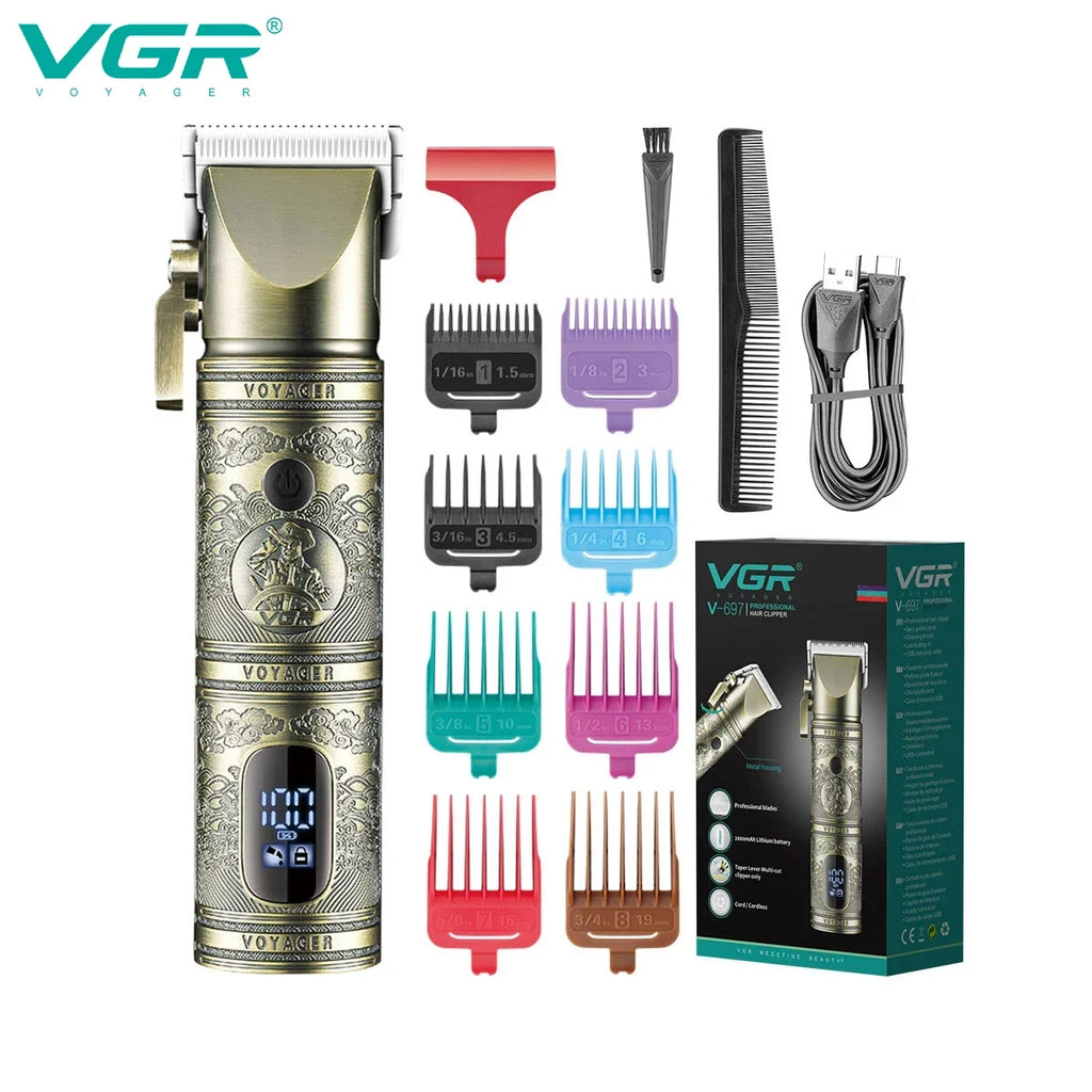 VGR V-697 Electric Hair Clipper & Trimmer Set for Men