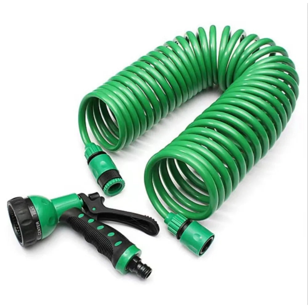 Expandable Retractable EVA Garden Hose 10/15m | Curly Coil Pipe