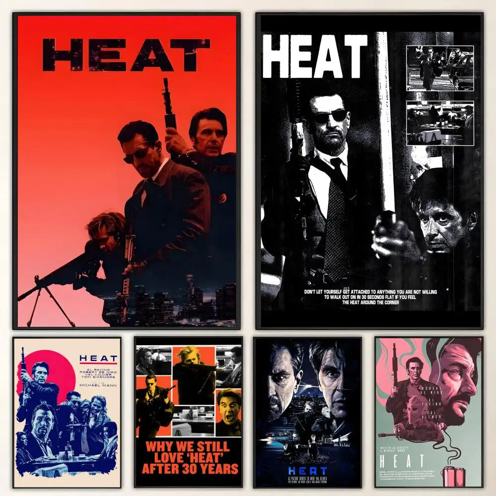 Movie Heat HD Art Poster – Waterproof Self-Adhesive Wall Decor