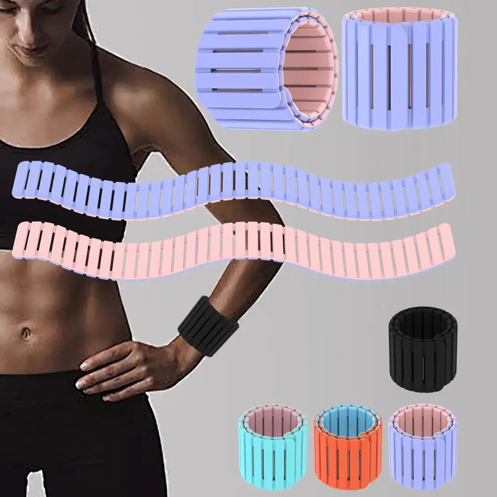 Magnetic Silicone Wrist & Ankle Weights 2LB | Fitness Training