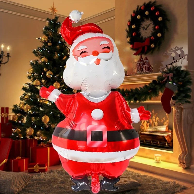 Merry Christmas Foil Balloon Navidad Home Decoration Santa Claus