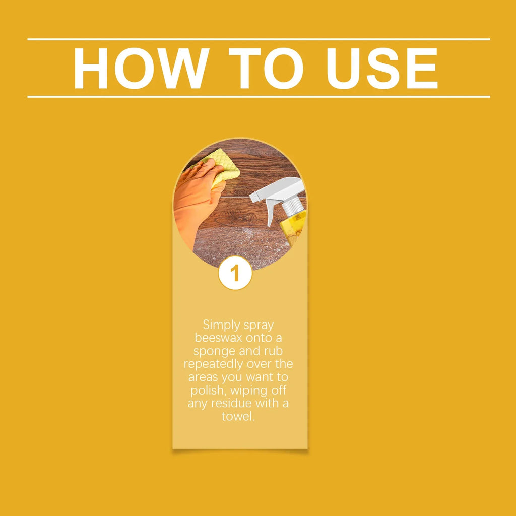 Beeswax Furniture Polish Spray – Wood Care & Waterproof Protection