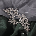 Rhinestone Leaf Headband | Bridal & Party Hair Jewelry