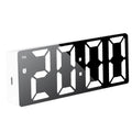 LED Digital Wall Clock | Mirror Display, Dual Alarm & Auto Dim